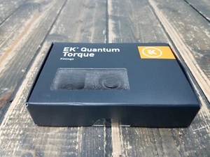 BRAND NEW - EK-Quantum Torque 6-Pack STC 10/16 BLACK Soft Tube Fittings - Afbeelding 1 van 6