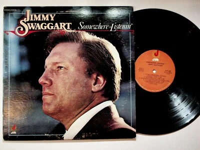 Jimmy Swaggart Somewhere Listenin LP 1978 Gospel Soul JIM Records JLP128 - Imagem 1 de 2