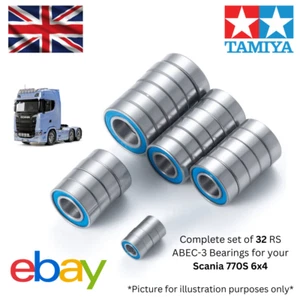 Tamiya Scania 770S 6X4 Complete Bearing Kit - Picture 1 of 1