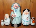 DOCTORS & NURSES Matryoshka Genuine Russian nesting dolls 5 Matt FUNNY Babushka