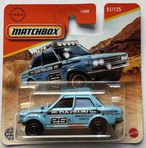 '70 Datsun 510 Rally Blue Matchbox 2025 51/125 1:64 - Picture 1 of 1