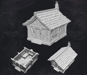 WOPCV04 - World of Pratheron: Corven Village - Casa -28 mm - Imagen 1 de 2