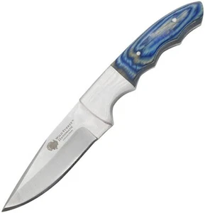 Cuchillo de caza Wild Turkey hecho a mano colección resistente mango de madera azul | Stai - Imagen 1 de 7