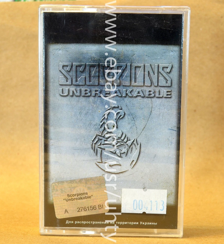 SCORPIONS UNBREAKABLE RARE UKR ORIGINAL TAPE CASSETTE HARD ROCK SEALED - Image 1 of 3