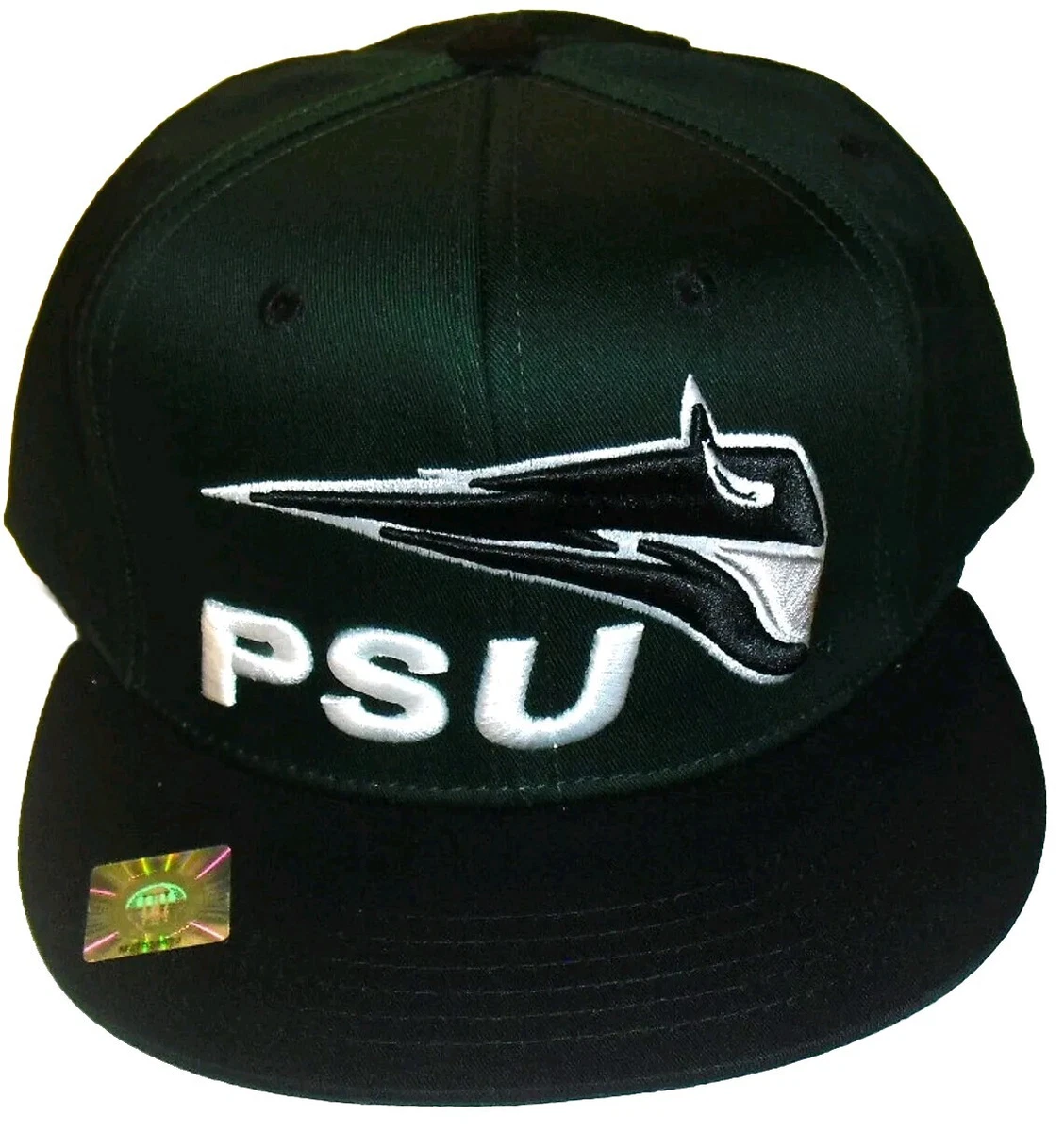 Portland State University Vikings Baseball Hat - Adjustable PSU PDX Embroidered Cap (Style A, Black) - View #5