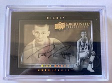 2011-12 UD UPPER DECK EXQUISITE AUTO AUTOGRAPH RICK BARRY HALL OF FAME