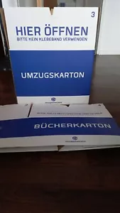 umzugskartons, wie neu, sehr stabil, ohne kleben, für Bücher geeignet - Bild 1 von 2