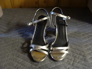 Silver H & M Heels - Picture 1 of 5