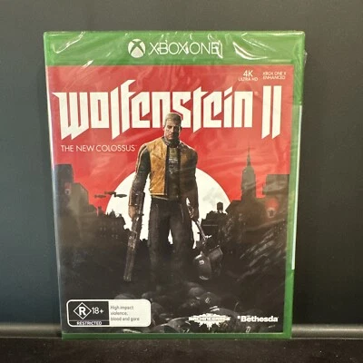 Wolfenstein 2 II: The New Colossus (Microsoft Xbox One, 2017) Brand New Sealed - Image 1 of 2