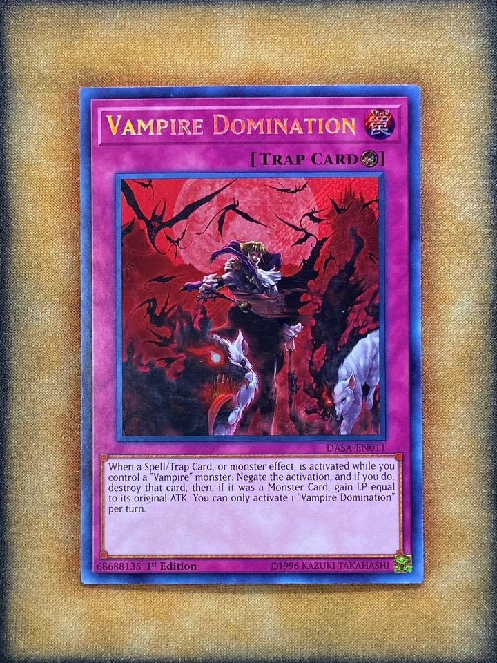 Yugioh Vampire Domination DASA-EN011 Secret Rare 1st Ed NM - Image 1 of 1