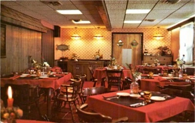 Columbia County Pennsylvania Ed Dicks Restaurant Interior Map - Image 1 of 2