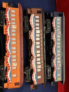 Lionel U S Presidents Roosevelt, Truman, Eisenhower campaign train cars - Picture 1 of 13
