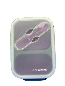 BPA FREE ECO ONE Collapsible 2 Section Bento Box Lunch Storage NWOT  - Picture 1 of 4