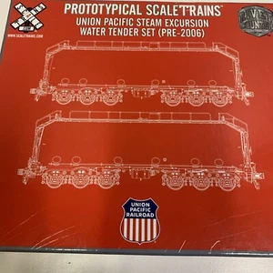 NEW HO SCALE TRAINS UNION PACIFIC STEAM EXCURSION WATER TENDER SET SXT30017 - Picture 1 of 6