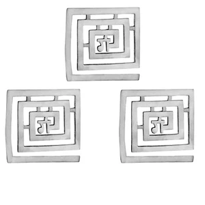 GAA (गं) Blei Helix für Vastu 6 Zoll ca. 3er Pack Südwest Vastu Heilmittel - Bild 1 von 7