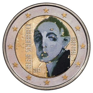 Finlandia - 2 Euro Colorati - 2012 150 Anni Della Nascita D'Helene Schjerfbeck - Imagen 1 de 2