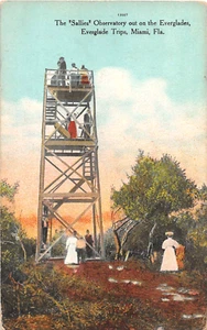 1909 Sallies Observatory Everglades Miami FL post card - Picture 1 of 2