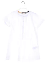 BURBERRY Kleid Baumwolle Biesen 128 off-white - Bild 1 von 4