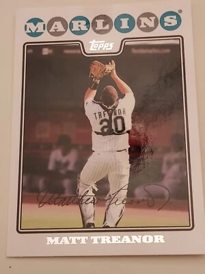 2008 Topps Baseball Card Matt Treanor #uh75 - Image 1 of 2