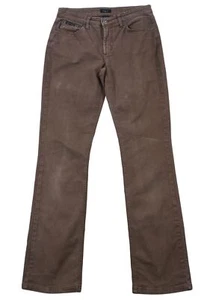 GANT W28/L34 BROWN PANTS Woman Bootcut Soft Stretch Trousers GENUINE - Picture 1 of 9
