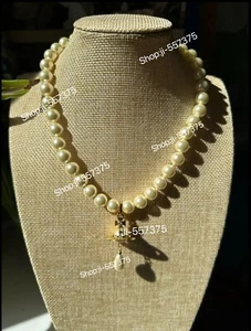 Vivienne Westwood Orbit PEARL DROP CHOKER Gold Tone - Picture 1 of 9