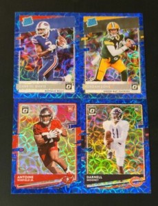 2020 Donruss Optic Football BLUE SCOPE PRIZMS with Rated Rookies You Pick