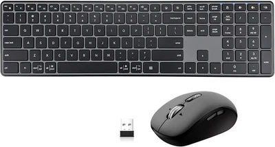 bnnwa M9250 RF & Bluetooth Wireless Keyboard and Mouse Set (KD9025A3 / D1063E9Z) - Image 1 of 4
