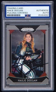 Hailie Deegan Signed 2019 Panini Prizm Card #39 (PSA) NASCAR Racing Auto - Picture 1 of 2