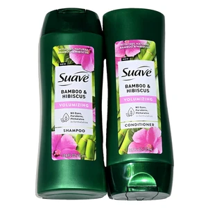 Suave Bamboo & Hibiscus Volumizing Shampoo Conditioner Set No Paraben 12,6oz - Bild 1 von 1