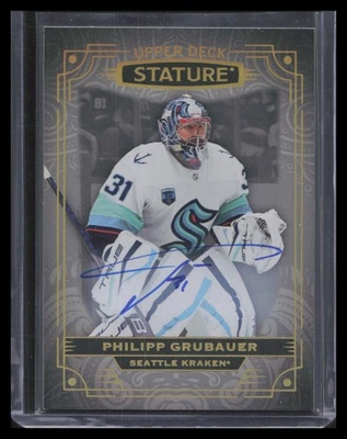 2022-23 Upper Deck Stature #85 Philipp Grubauer Autographs - Image 1 of 2