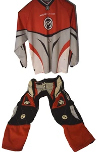 MooseRacing pants 36" + Jersey XXL Black Red Motocross Motorcycle Racing - Afbeelding 1 van 11