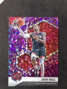 2020-21 Mosaic #45 John Wall Fast Break Purple Disco 27/50 - Picture 1 of 6