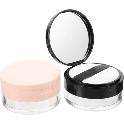  2 pcs scatole di polvere sciolte vuote trucco contenitori in polvere sciolto - Image 1 of 4