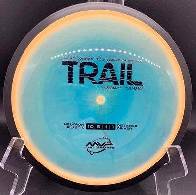Axiom MVP Neutron Trail RARE Swirly TransColor Factory Made Gem Conrad Disc Golf - Image 1 of 4