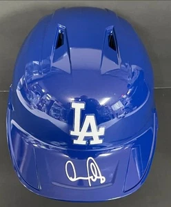 Andy Pages Dodgers Autographed Full Size Helmet Beckett Witness Hologram - Picture 1 of 3