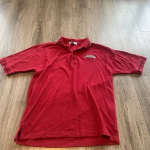Vintage Cleveland Indians Men's Polo Short Sleeve Russell Athletic SZ M - Picture 1 of 4