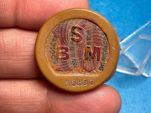 $10–————SOCIETE DES BAINS—————MONACO CASINO CHIP —-——-—-Z-2832 - Picture 1 of 4