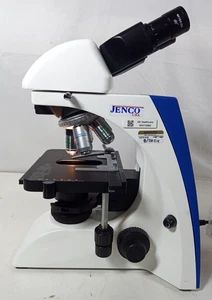 Microscopio Jenco USA con 5 obiettivi 10x 20x 40x 50x 100x e WF10x/20 oculari - Foto 1 di 10