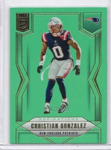 2025 Panini Donruss Elite - Christian Gonzalez #48 Aspirations Lime Green /999 - Picture 1 of 2