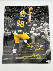 Jake Butt Autographed & Inscribed 16x20 Michigan Wolverines Photo JSA CoA - Picture 1 of 1