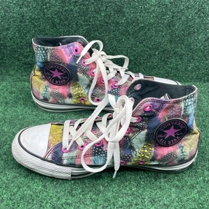 Zapatillas deportivas Converse All Star para mujer 8 altas con estampado de plumas tie dye 552980C - Imagen 1 de 11