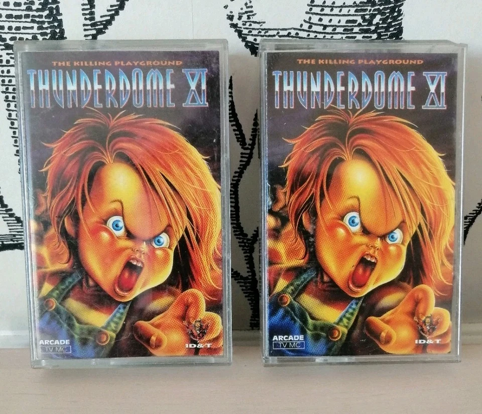 Lot 2 X K7 Audio Thunderdome XI MC1 Et MC2 Netherlands 1995 Cassette Tape - Photo 1/4