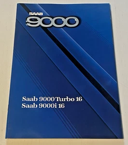 Brochure de Vente SAAB 9000 Turbo 16 & 9000 i 16 - 1986 - En Français. - Picture 1 of 8