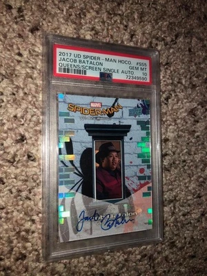 2017 Upper Deck Marvel Spider-Man Homecoming Jacob Batalon #SS5 Auto PSA 10 - Image 1 of 2