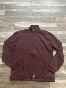 Hugo Boss Golf 100% Wool Full Zip Sweater Jacket Mens Large - Picture 1 of 7