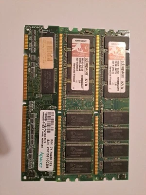 t 3x SDRAM RAM-Riegel (ca. 512-768MB gesamt) PC133 für Retro-PC – UNGETESTET - Bild 1 von 2