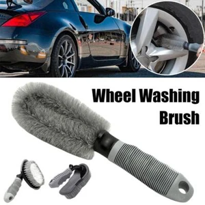 Car Wheel Cleaning Brush Tire Rim Scrub Wash Auto Car Detailing Clean D9J2/ - Picture 1 of 16