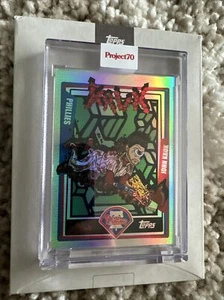 2021 Topps Project 70 Card 122 John Kruk by Distortedd - Rainbow Foil /70 - Picture 1 of 2