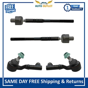 New Front Inner Outer Tie Rod Rack End Kit 4pc For 2006-2015 BMW 325Xi 328xi - Picture 1 of 7