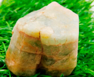 Piedra preciosa suelta cruda verde claro sin tratar aguamarina natural sin calefacción Foto 1 de 4